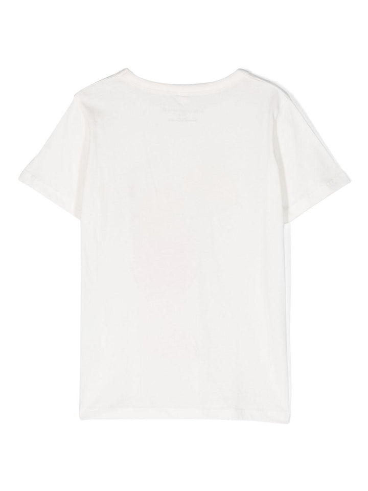 White t-shirt for children with print