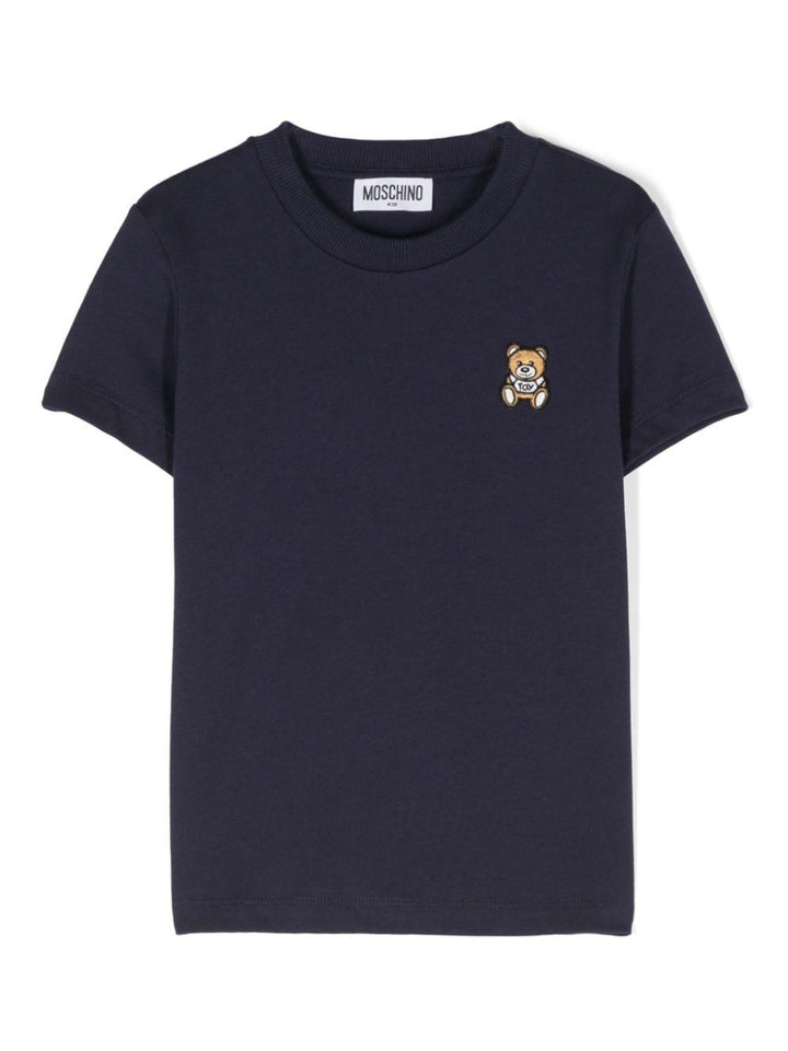 Blue cotton t-shirt for boys