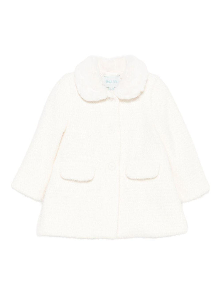 Cappotto bianco per neonata 5819 090 Abel & Lula 