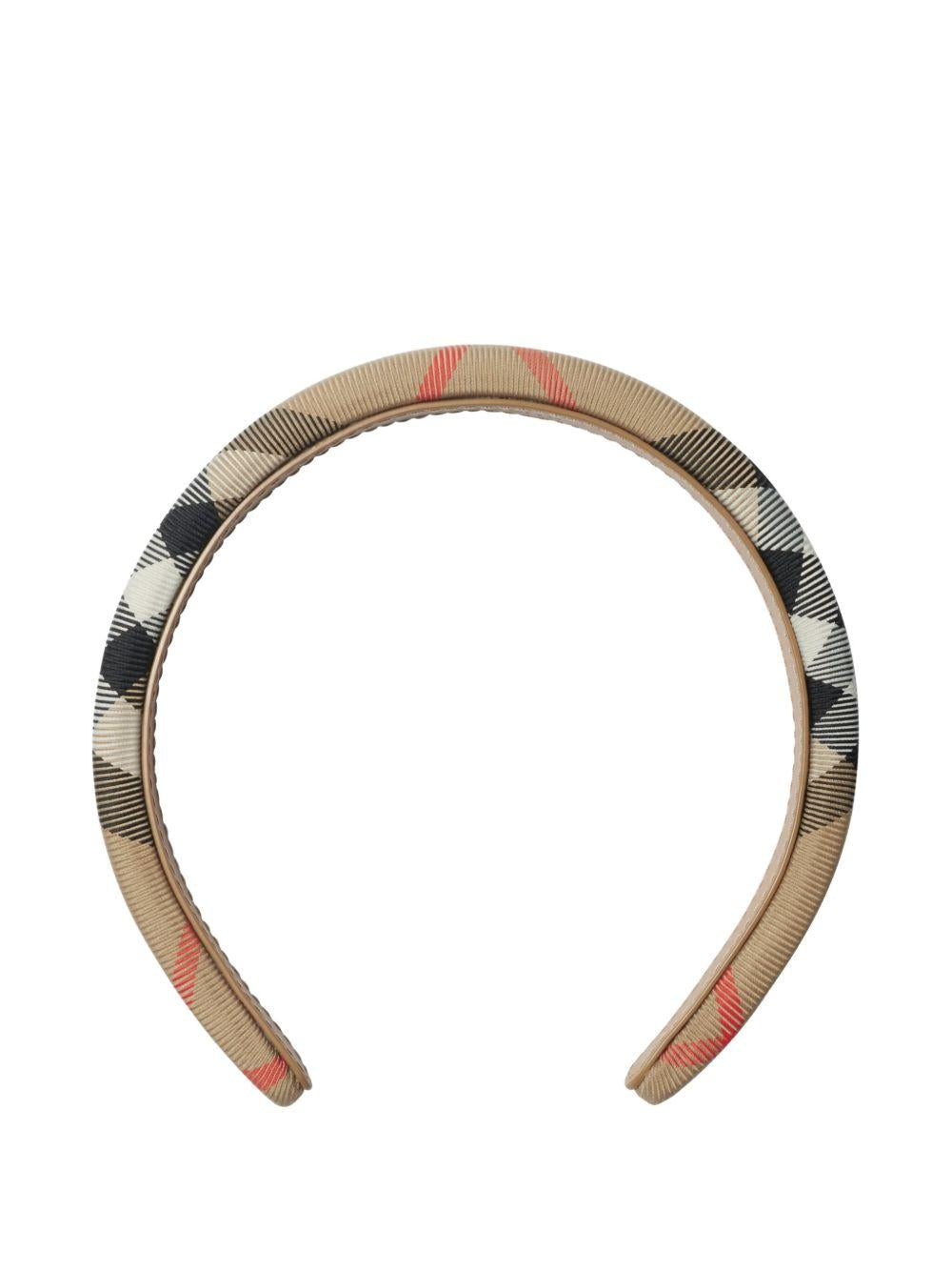Cerchietto beige sabbia per bambina 8108699 B9368 Burberry Kids 