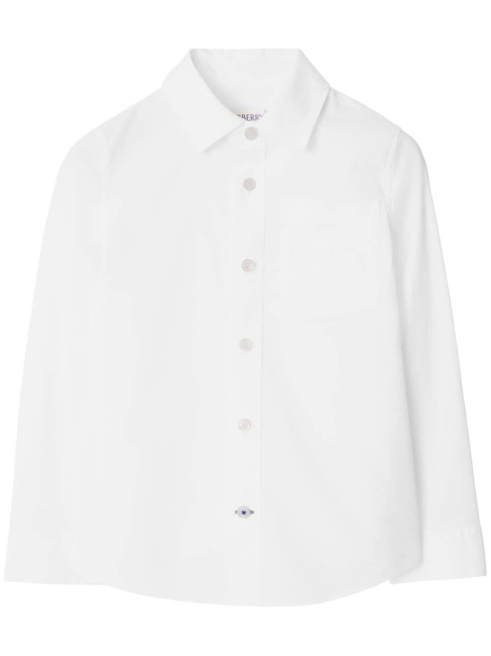 Camicia bianca per bambino 8092514 A1464 Burberry Kids 