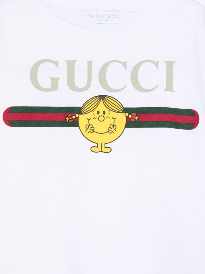 T-shirt bianca per bambino 857205XJHRG 9320 Gucci Kids 