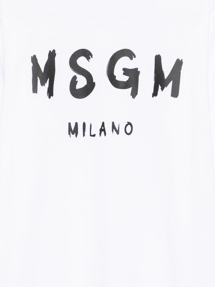 Abito bianco per bambina S6MSJGDR068 001 Msgm Kids 