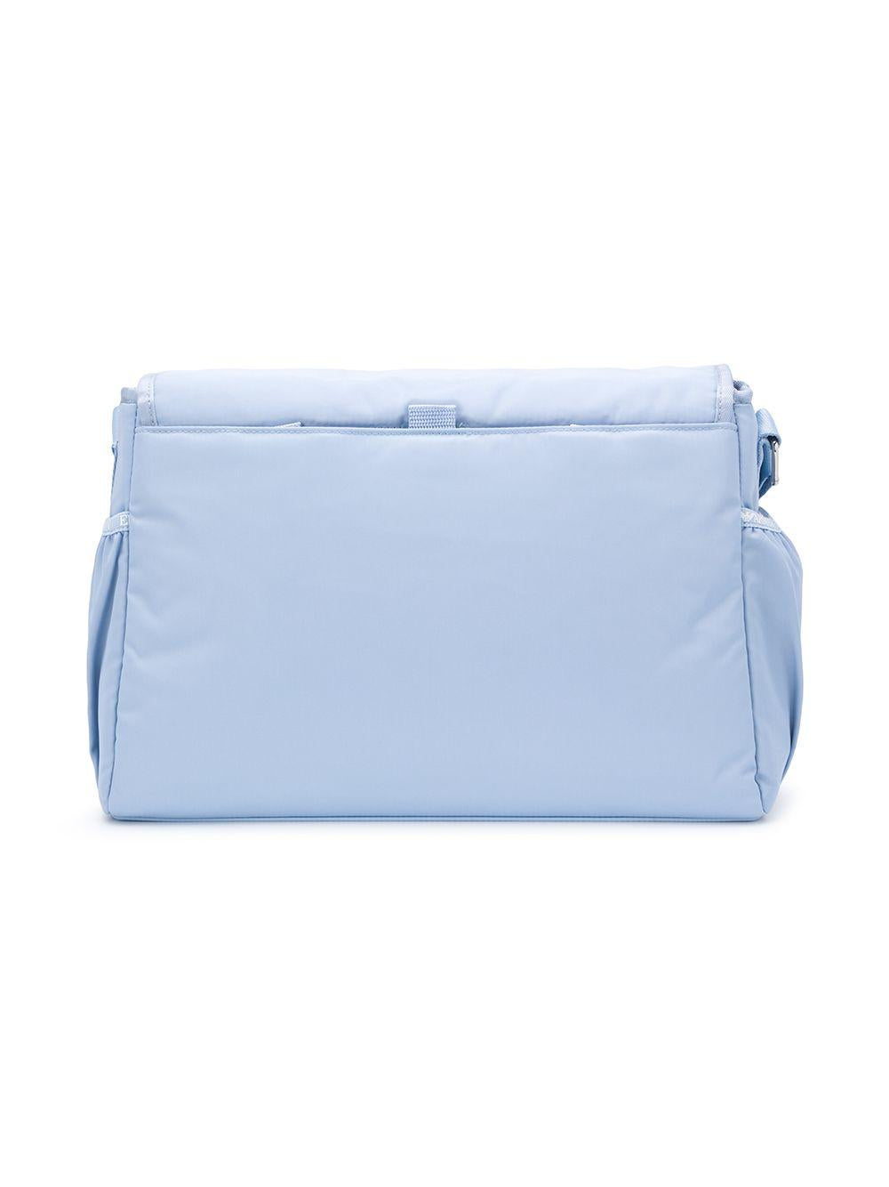 Borsa mamma celeste con logo 402145CC904 00332 Emporio Armani Kids 