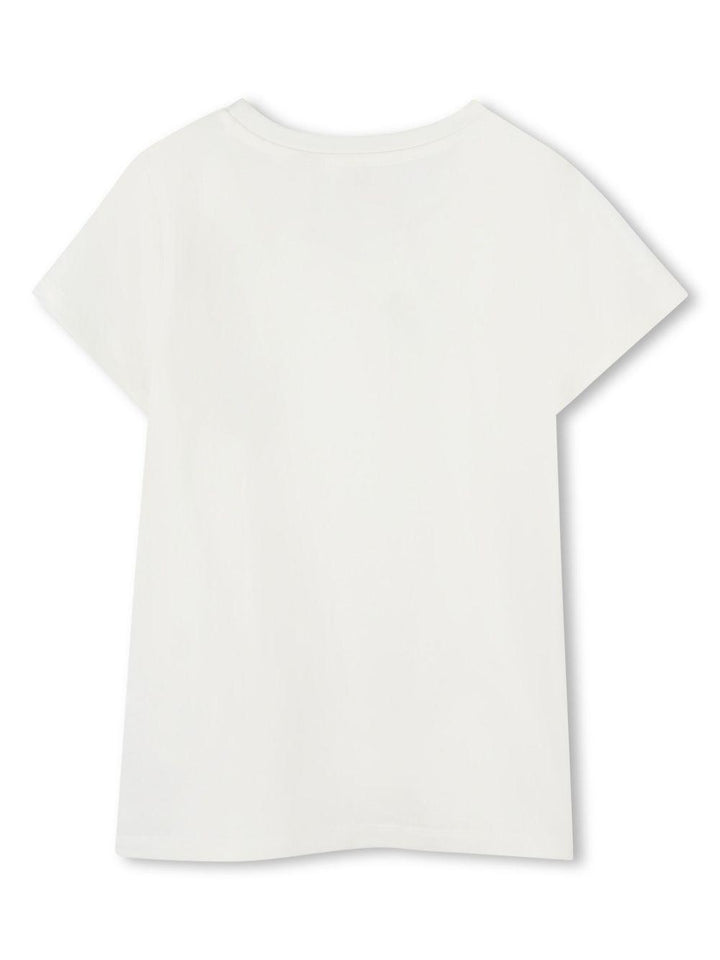 T-shirt bianco per bambina