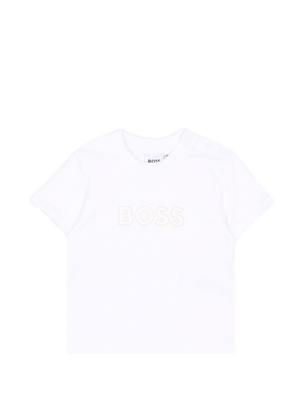Completo sportivo beige per neonato J53051 249 Boss Kids 