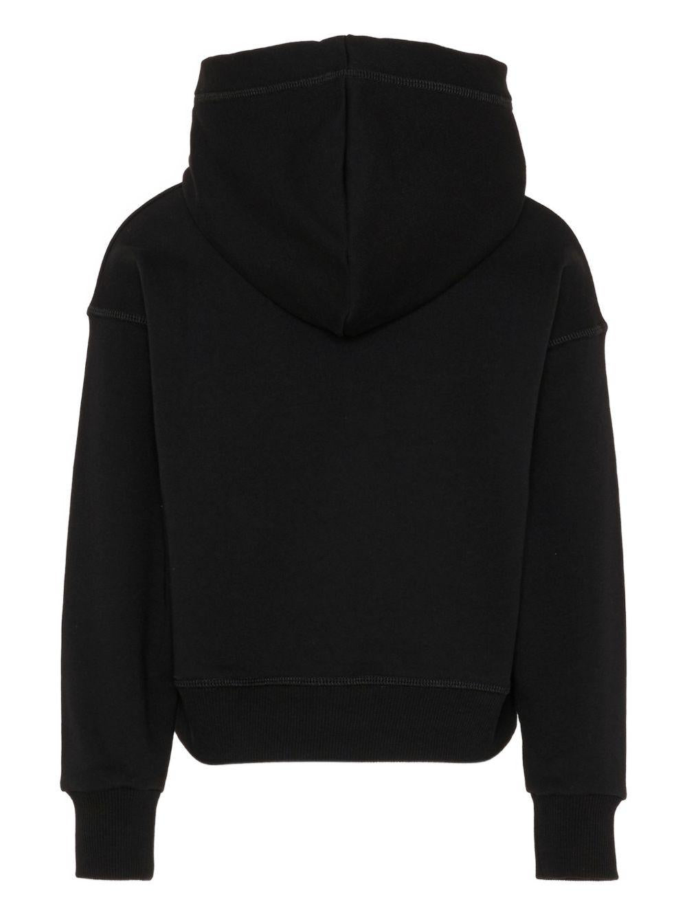 Felpa nera per bambino DQ3186D0ACC DQ900 Dsquared2 Kids 
