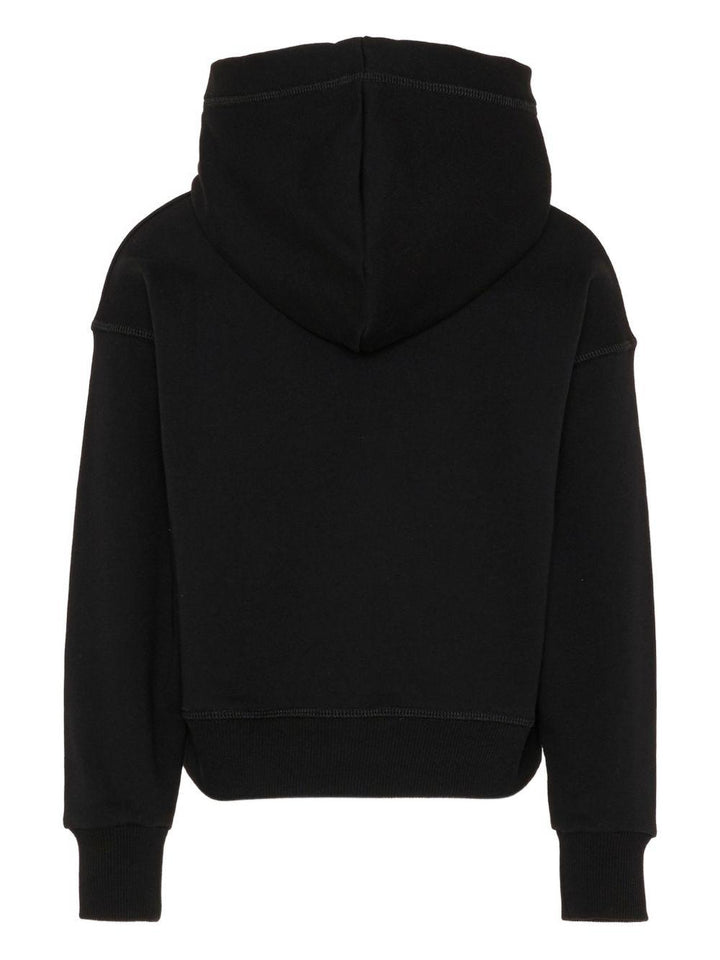 Felpa nera per bambino DQ3186D0ACC DQ900 Dsquared2 Kids 