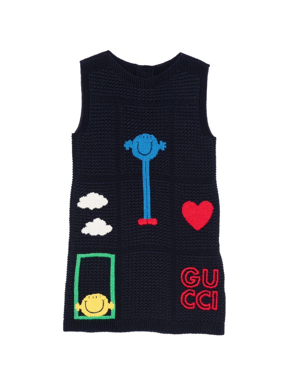 Abito blu per bambina 846415XKFF1 4264 Gucci Kids 