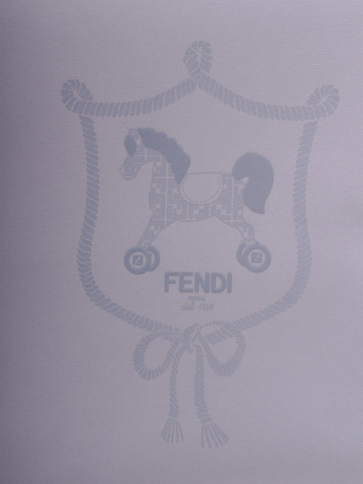 Coperta viola chiaro per neonata BUJ3288RA F19J4 Fendi Kids 