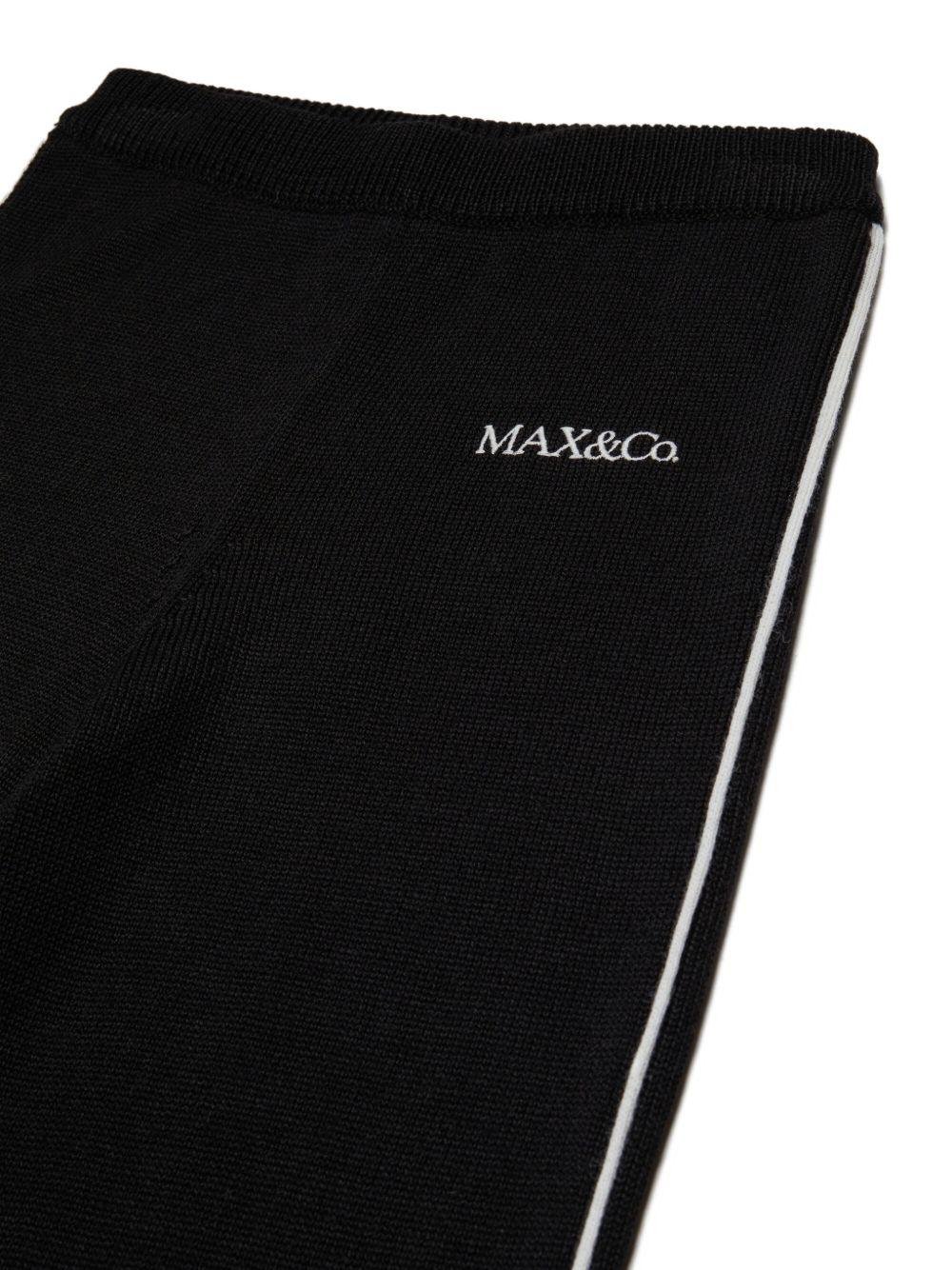 Pantalone nero per bambina MX0413MX02G MX900 Max&co Kids 