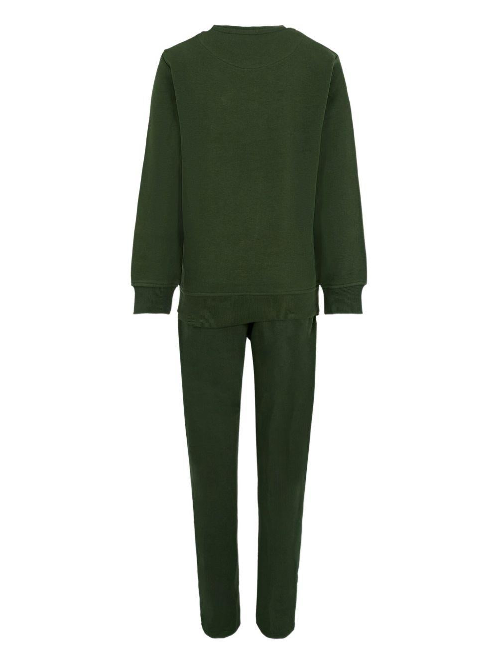 Completo sportivo verde per bambino TBA25008CF PIN Trussardi Kids 