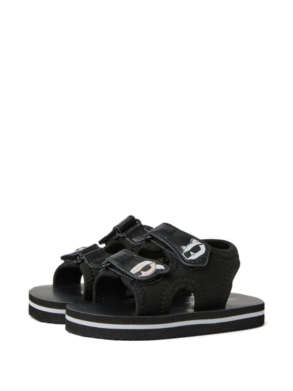 Sandali nere per bambina Z31183 09B Karl Lagerfeld Kids 