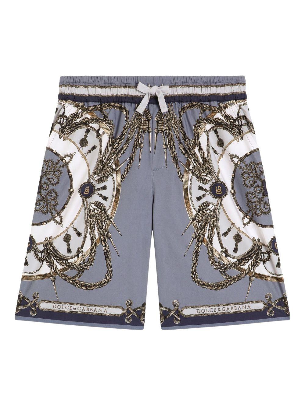 Bermuda grigio per bambino L43Q47FI5NQ HT5XB Dolce & Gabbana Kids 