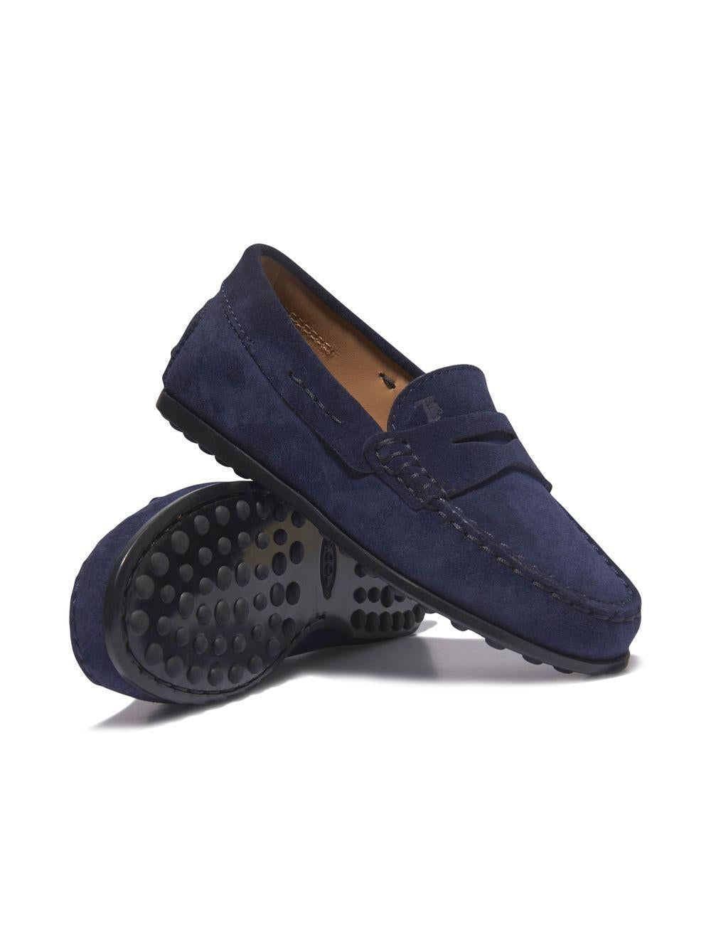 Mocassini blu scuro per bambino UXC0LR00010RE0 U824 Tod's Kids 