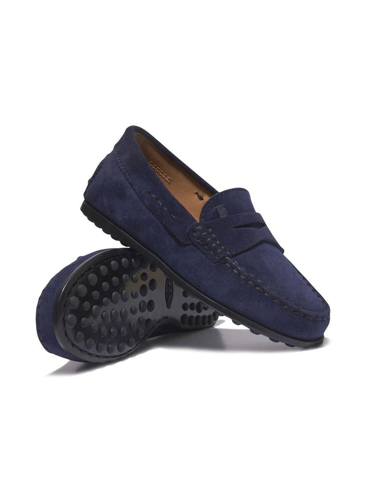 Mocassini blu scuro per bambino UXC0LR00010RE0 U824 Tod's Kids 