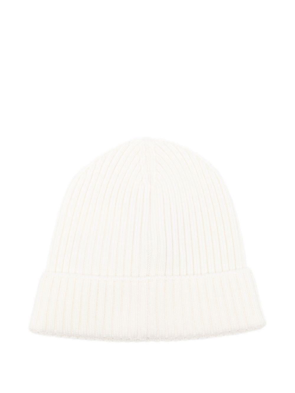 Cappello bianco per bambino 9543B00008M1131 030 Moncler Kids 