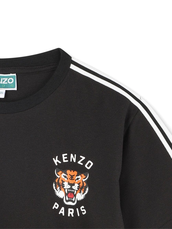 T-shirt blu per bambino K61486 95 Kenzo Kids 