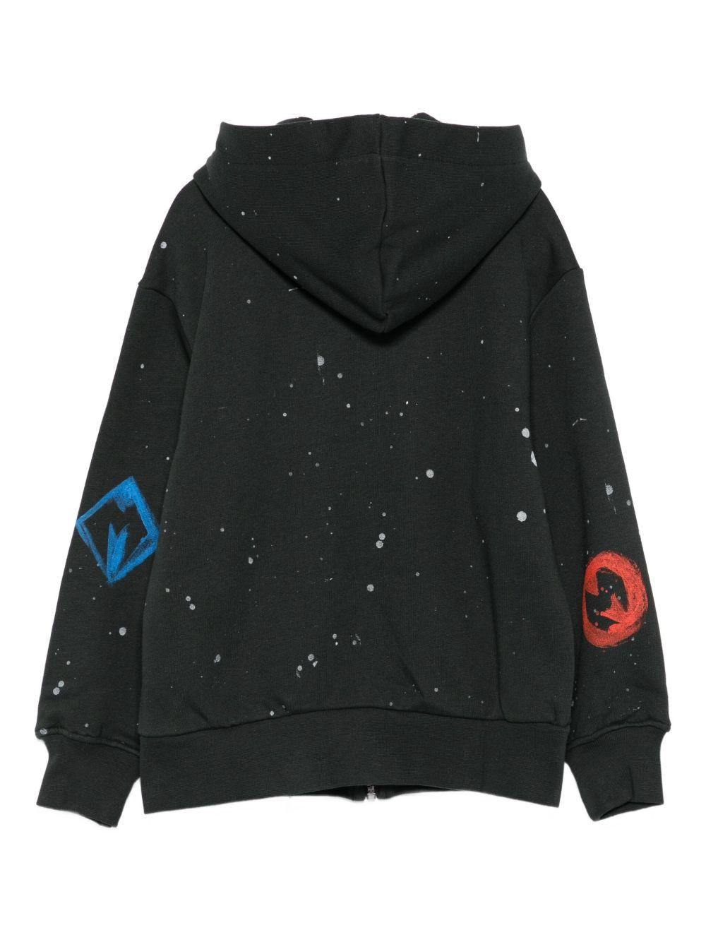 Felpa nera per bambino F5MSJBZH251 MS040 Msgm Kids 