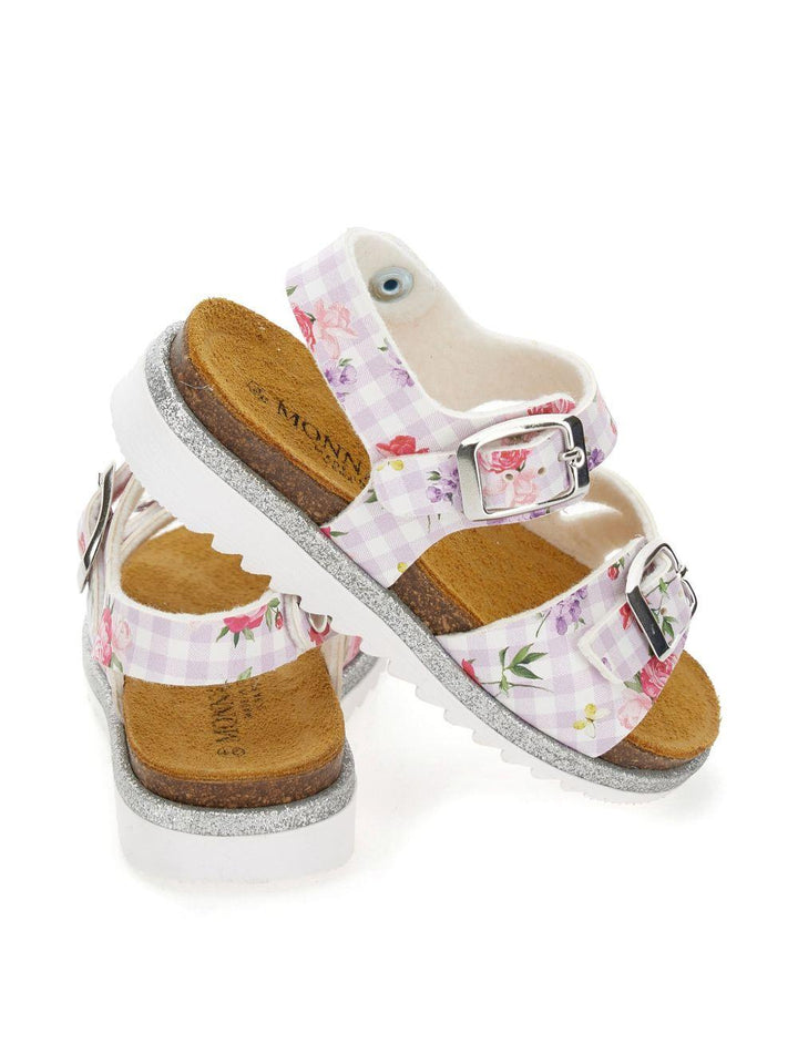 Sandali bianche per bambina 8CG0137702 0065 Monnalisa Kids 