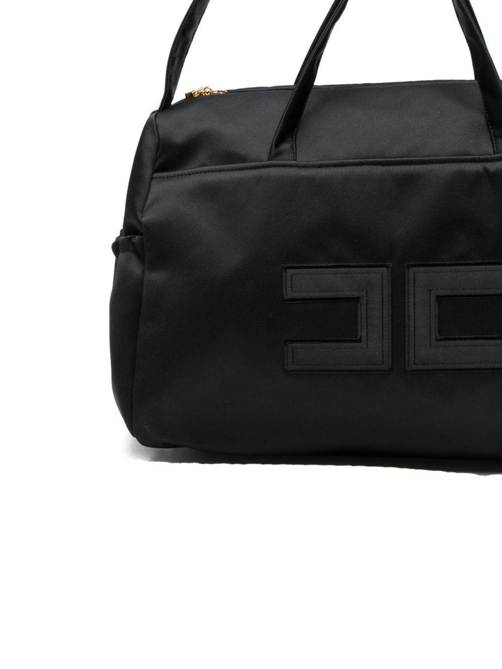 Borsa mamma nera ENBO0280RA016 N000 Elisabetta Franchi Kids 