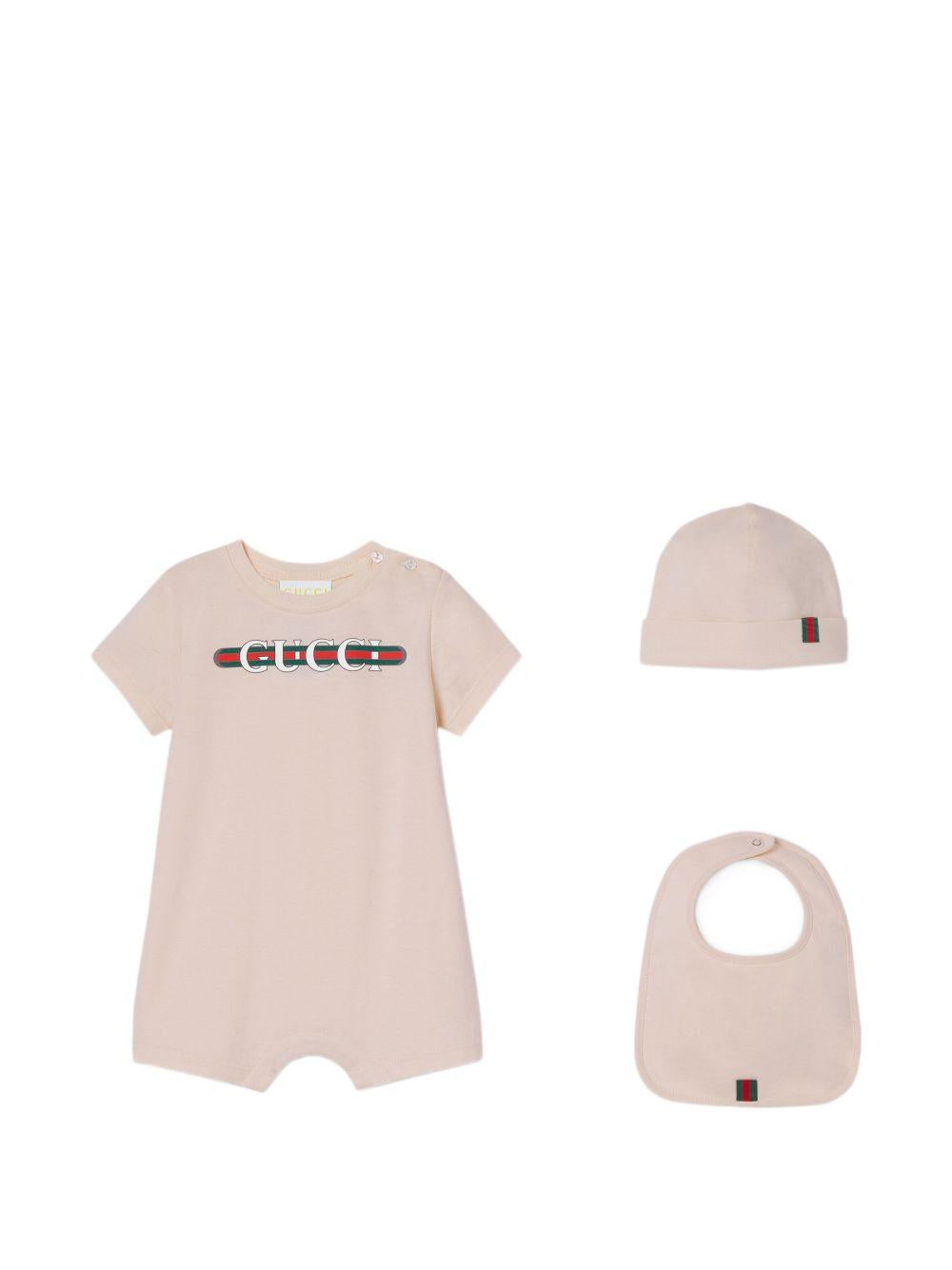 Tutina beige per neoanto 548249XJHIE 6341 Gucci Kids 