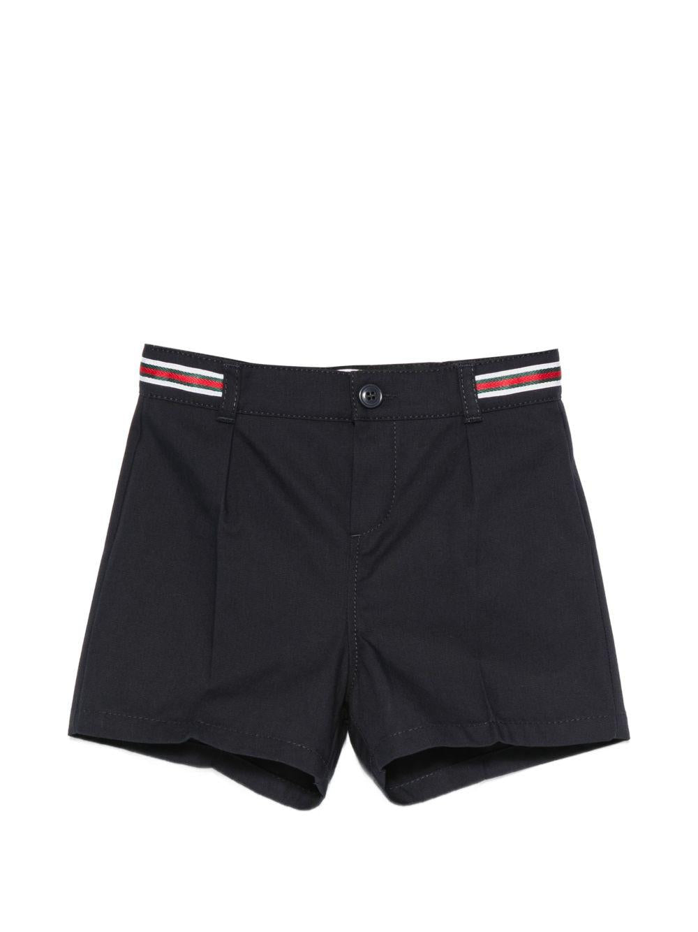 Bermuda blu navy per neonato 854113XWA7E 4330 Gucci Kids 
