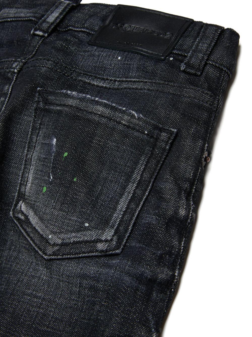 Jeans nero per neonato DQ01TCD0AI1 DQ02 Dsquared2 Kids 