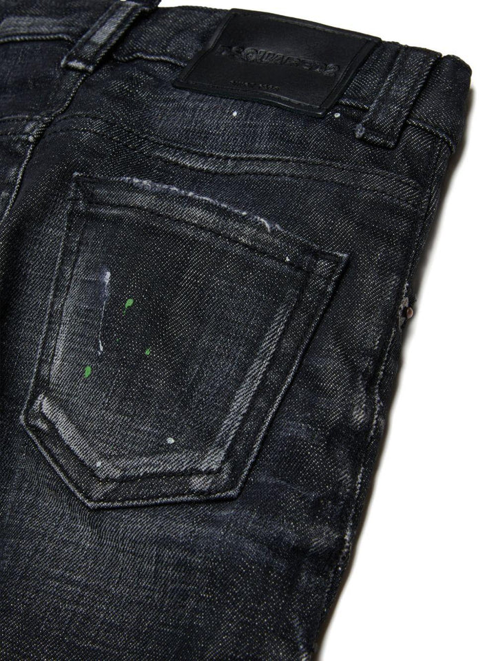 Jeans nero per neonato DQ01TCD0AI1 DQ02 Dsquared2 Kids 