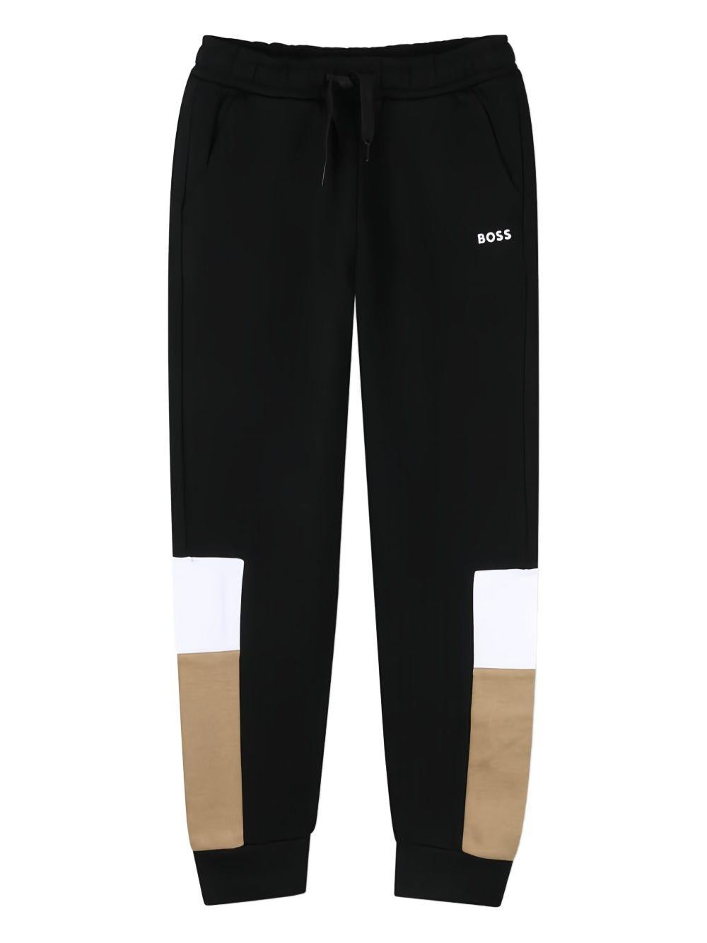 Pantalone tricolore per bambino J52290 09B Boss Kids 