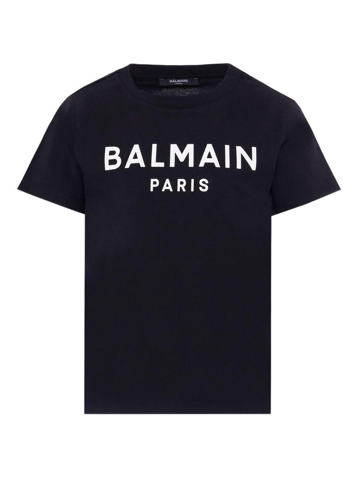 T-shirt nera per bambino