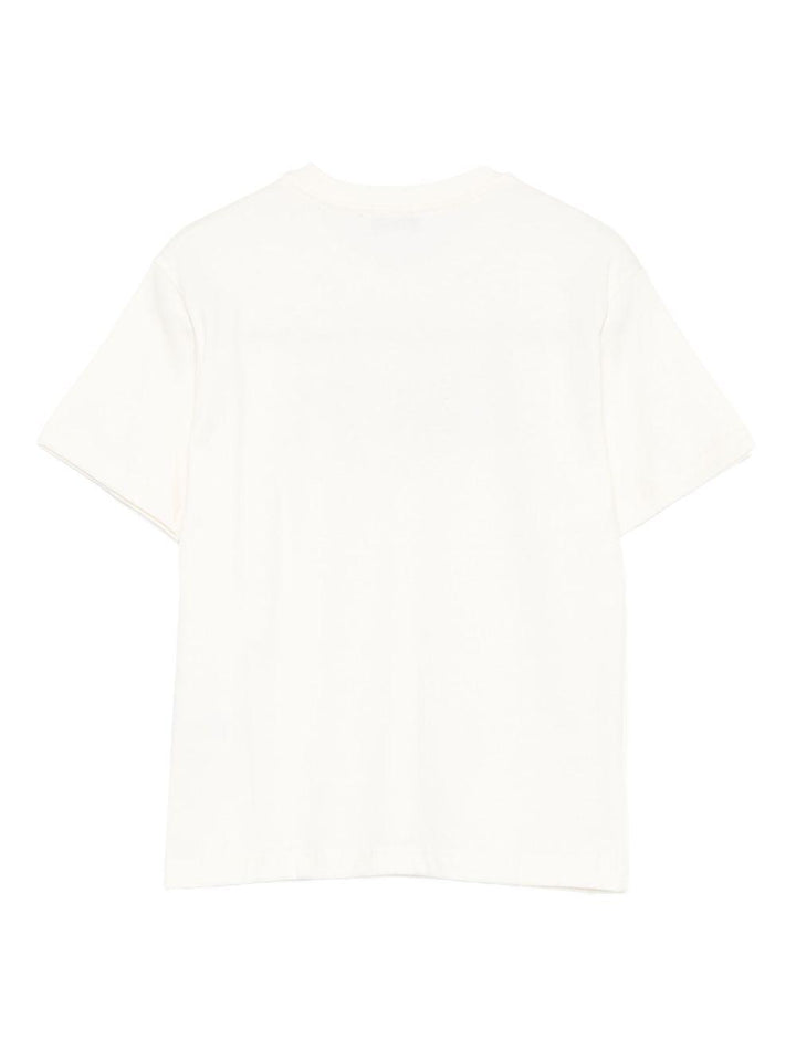 T-shirt bianco per bambino F5MSJBTH249 013 Msgm Kids 