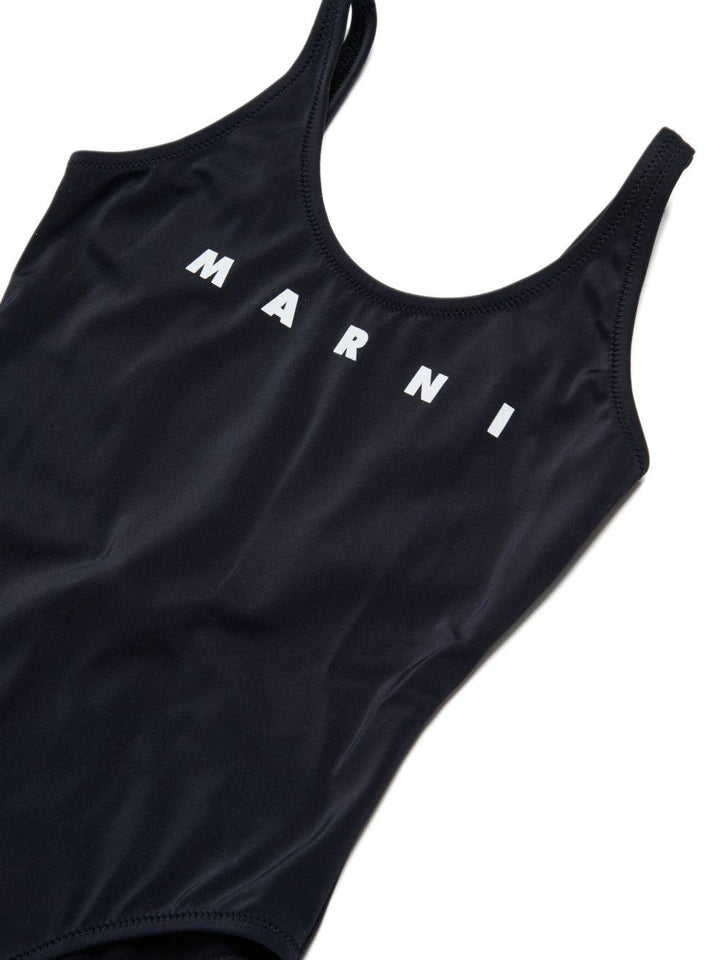 Costume nero per bambina M01834M00M2 0M900 Marni Kids 