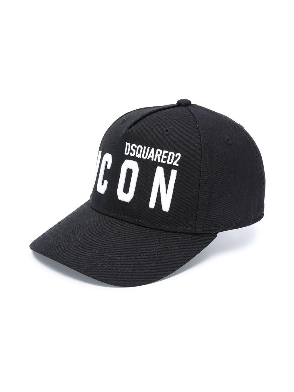 Cappello ICON nero per bambino DQ04IBD00I8 DQ900 Dsquared2 Kids 
