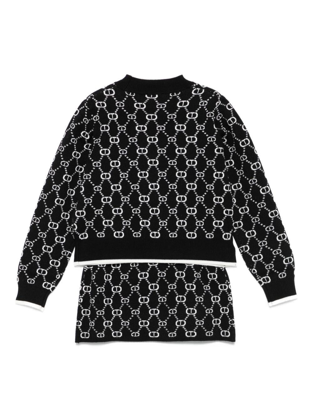 Completo nero per bambina 252GJ3022 12795 Twin Set 