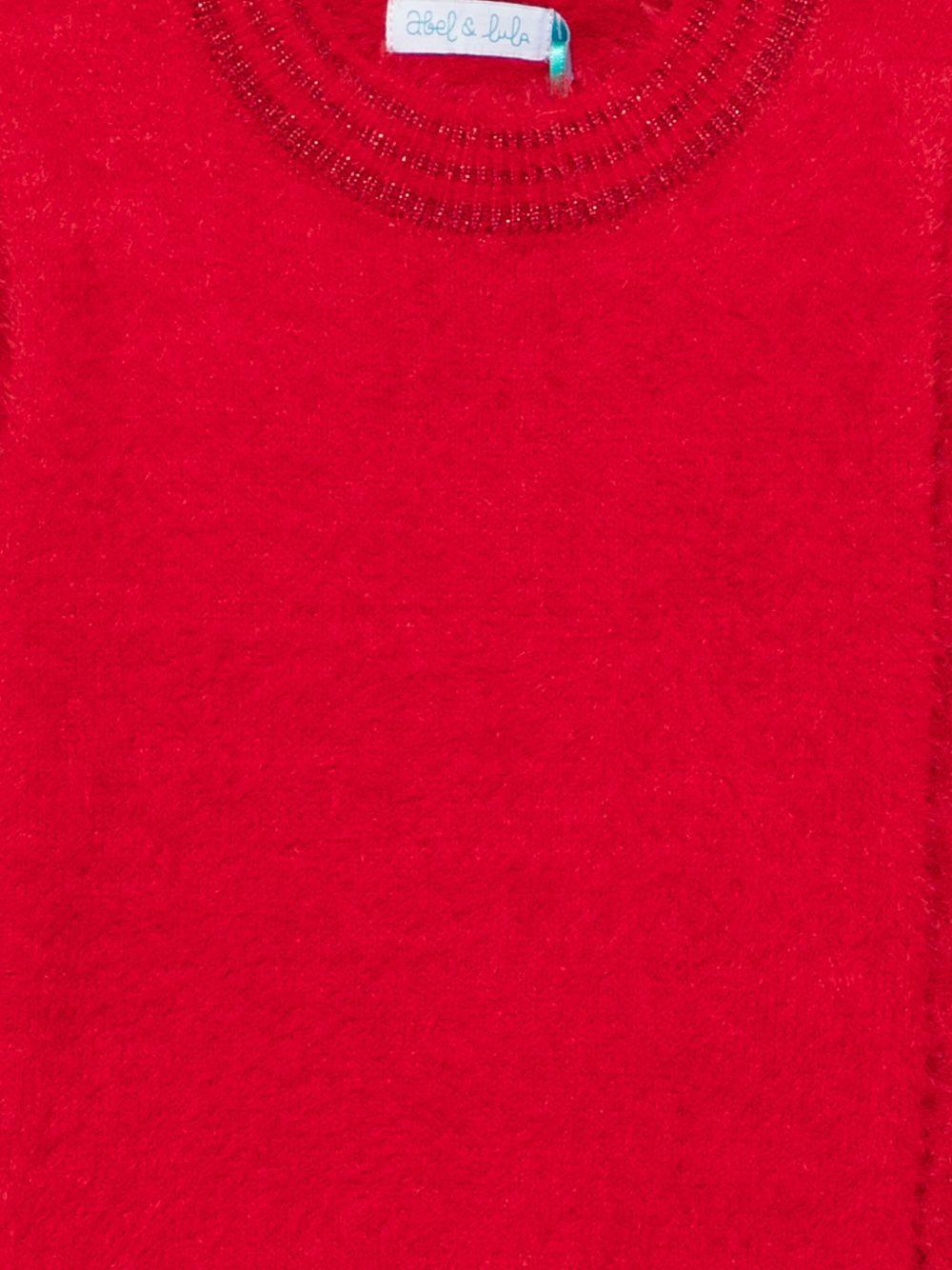 Maglione rossa per bambina 5827 071 Abel & Lula 
