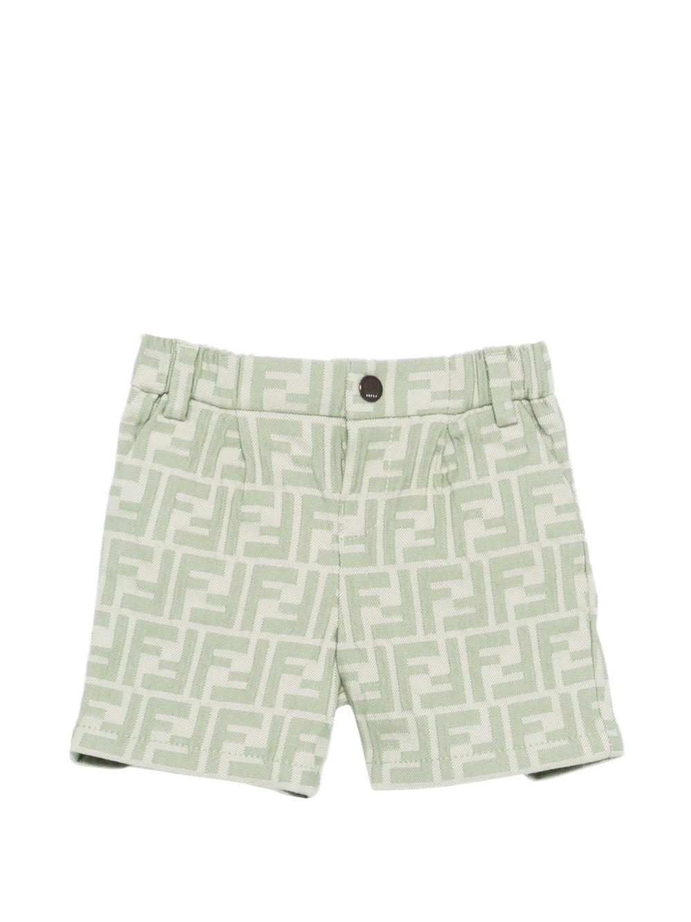 Bermuda verde per neonato BMF266AVW1 F1DS6 Fendi Kids 