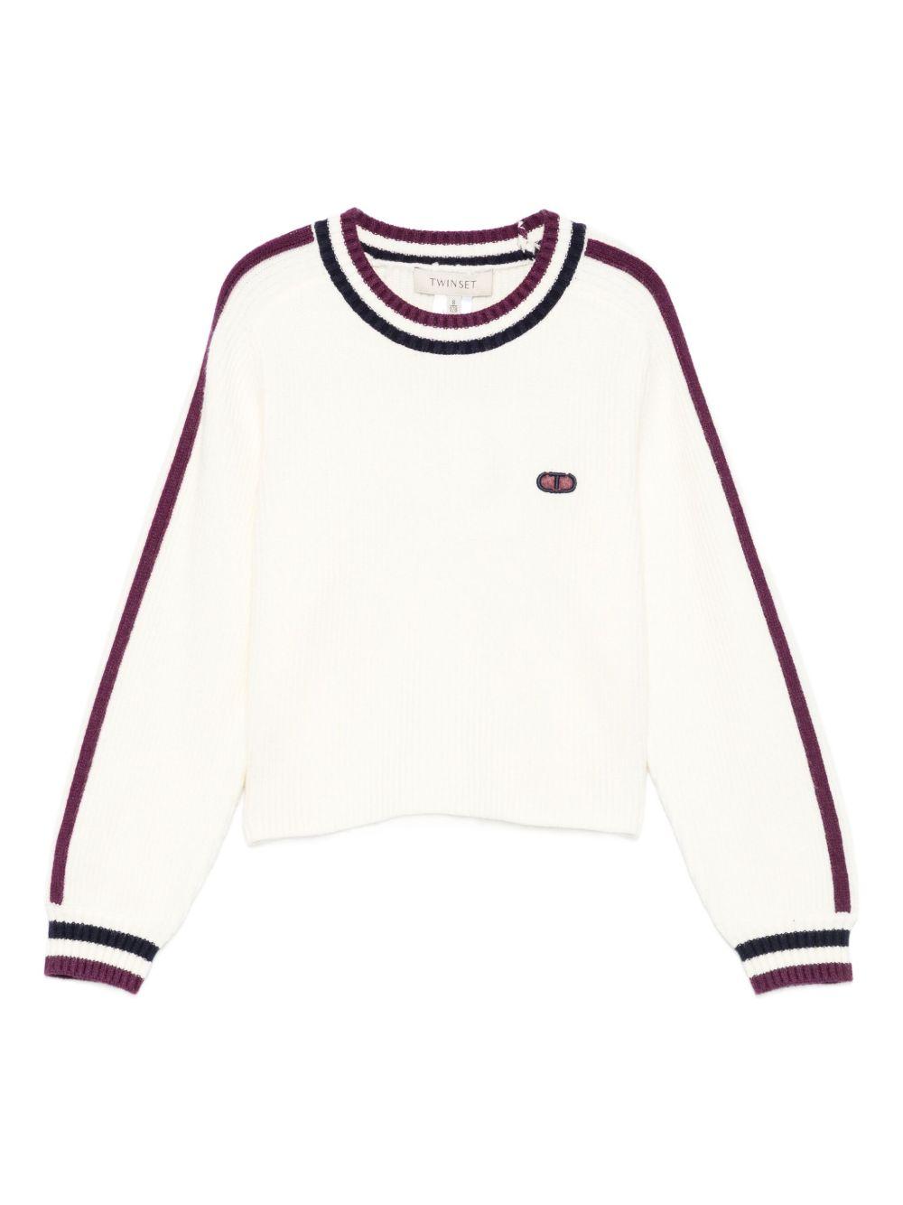 Maglione beige per bambina 252GJ3030 00435 Twin Set 