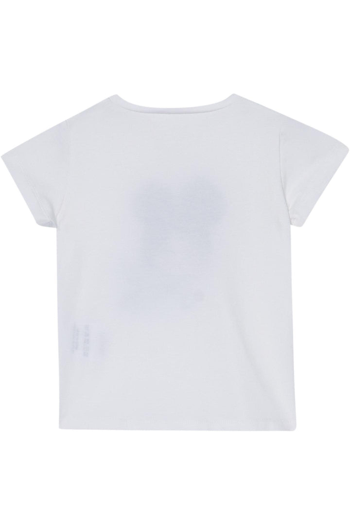 T-shirt bianco per bambina