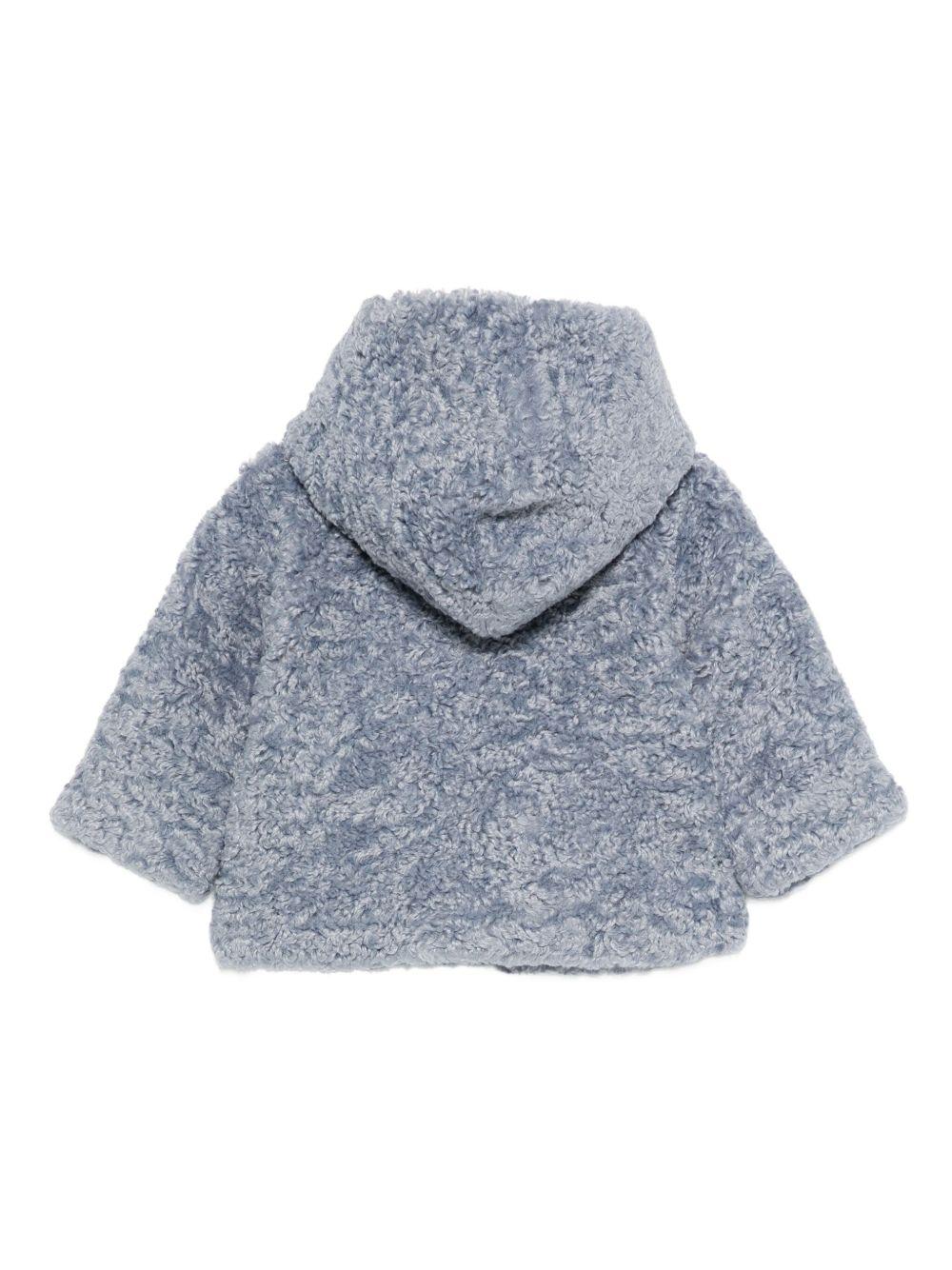 Cappotto grigio per neonato 39F1036031 0051 Monnalisa Kids 