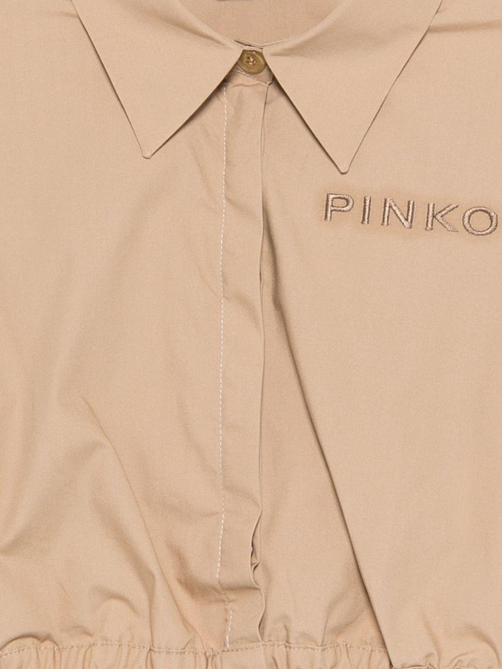 Camicia beige per bambina KFCA0330CA029 6023 Pinko Kids 