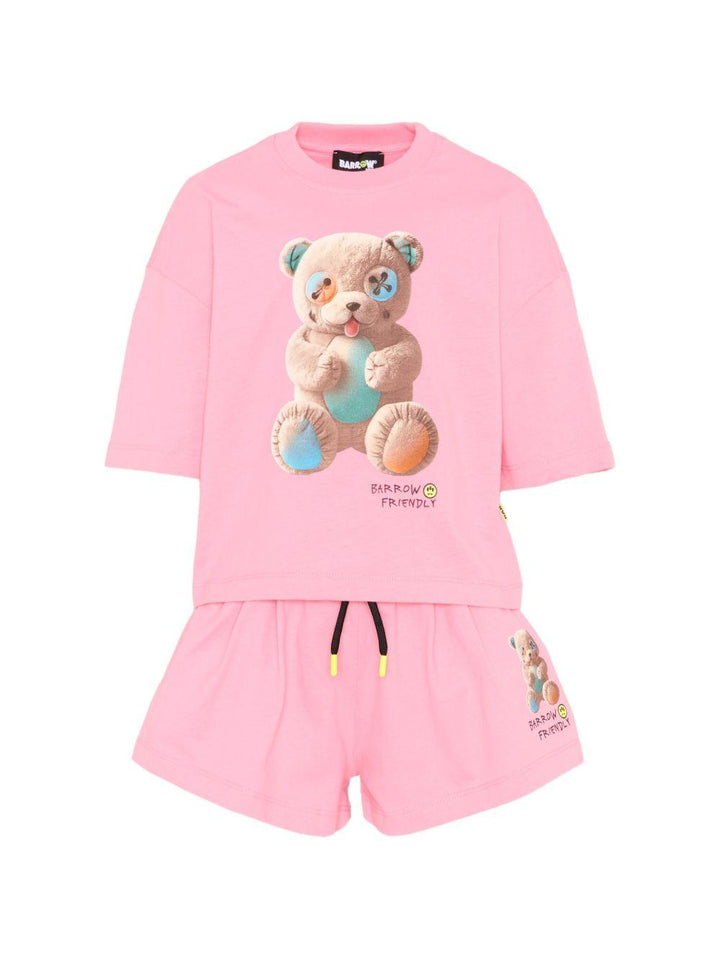 Completo rosa per bambino S6BKJGTR033 BW311 Barrow Kids 