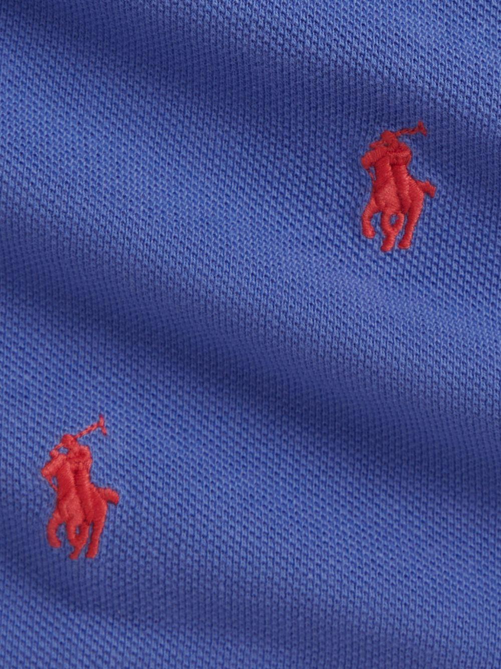 Polo blu/rosso per neonato 320882605 500 Ralph Lauren Kids 