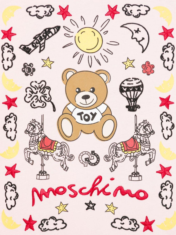 T-shirt rosa chiaro per bambina