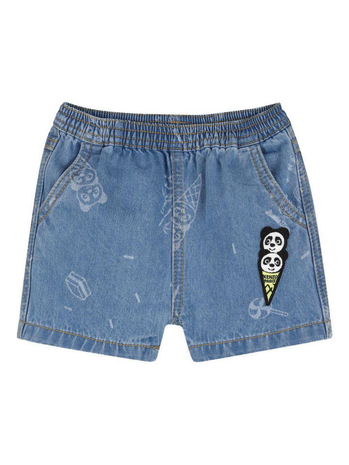 Bermuda blu chiaro per neonato K61710 Z45 Kenzo Kids 