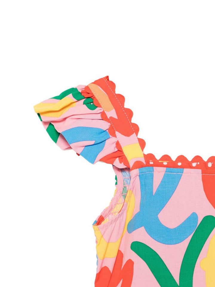 Top rosa/multicolor per bambina TY5A42Z3437 509MC Stella McCartney Kids 
