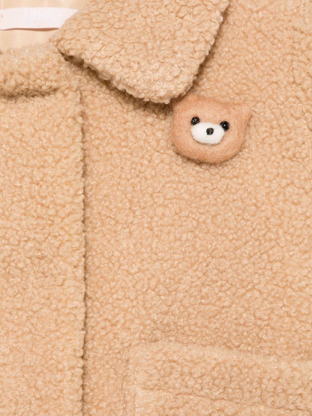 Cappotto marrone chiaro per neonata