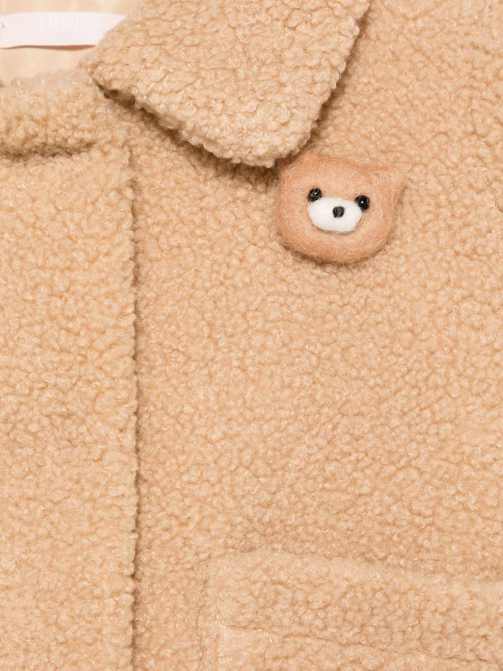 Cappotto marrone chiaro per neonata