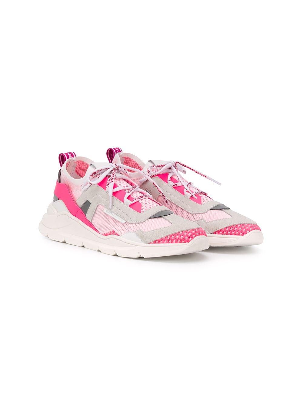 Sneakers fucsia per bambina DA0904AX036 8B001 Dolce & Gabbana Kids 