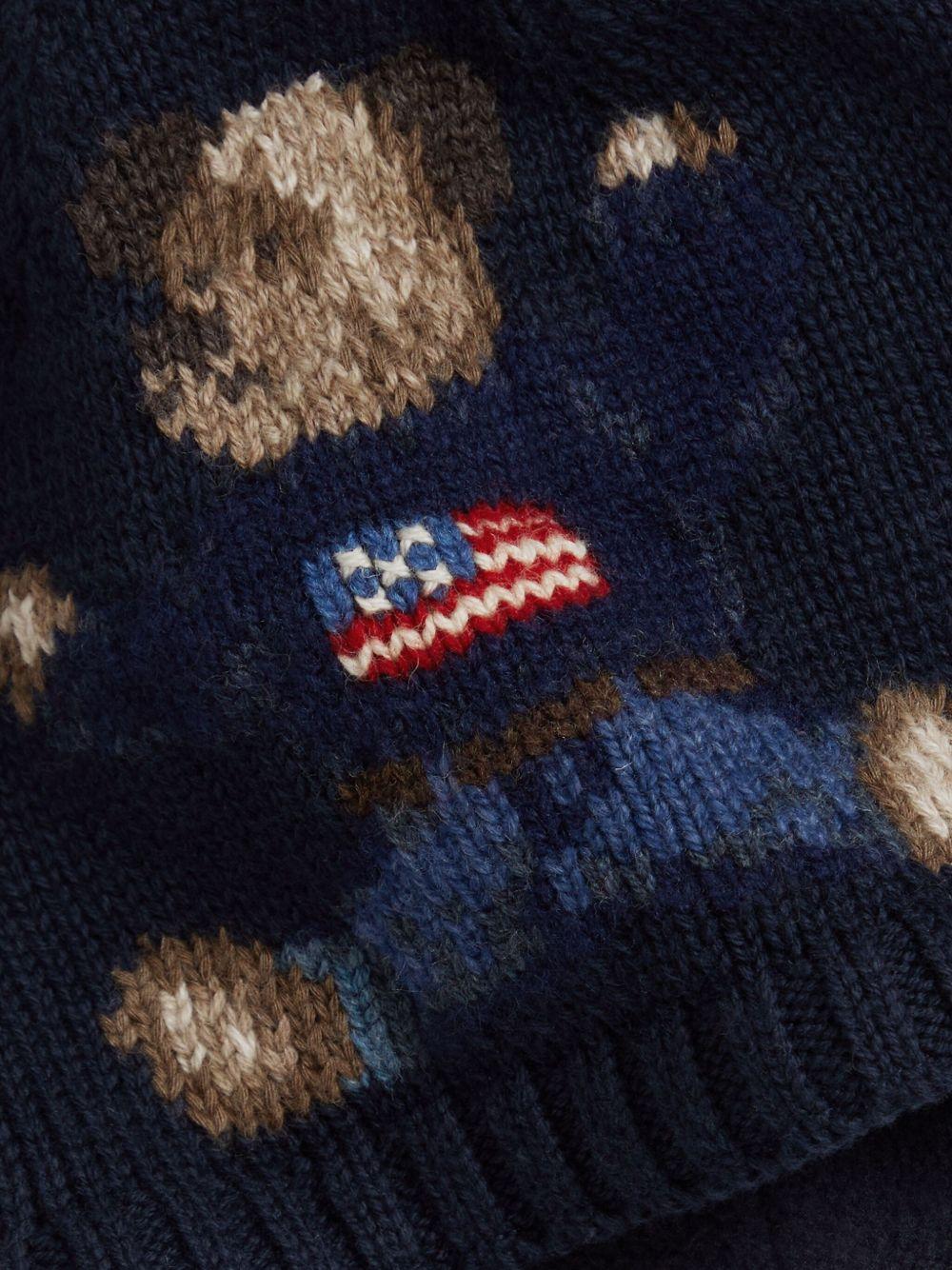 Cappello blu navy per neonato 320980661 001 Ralph Lauren Kids 